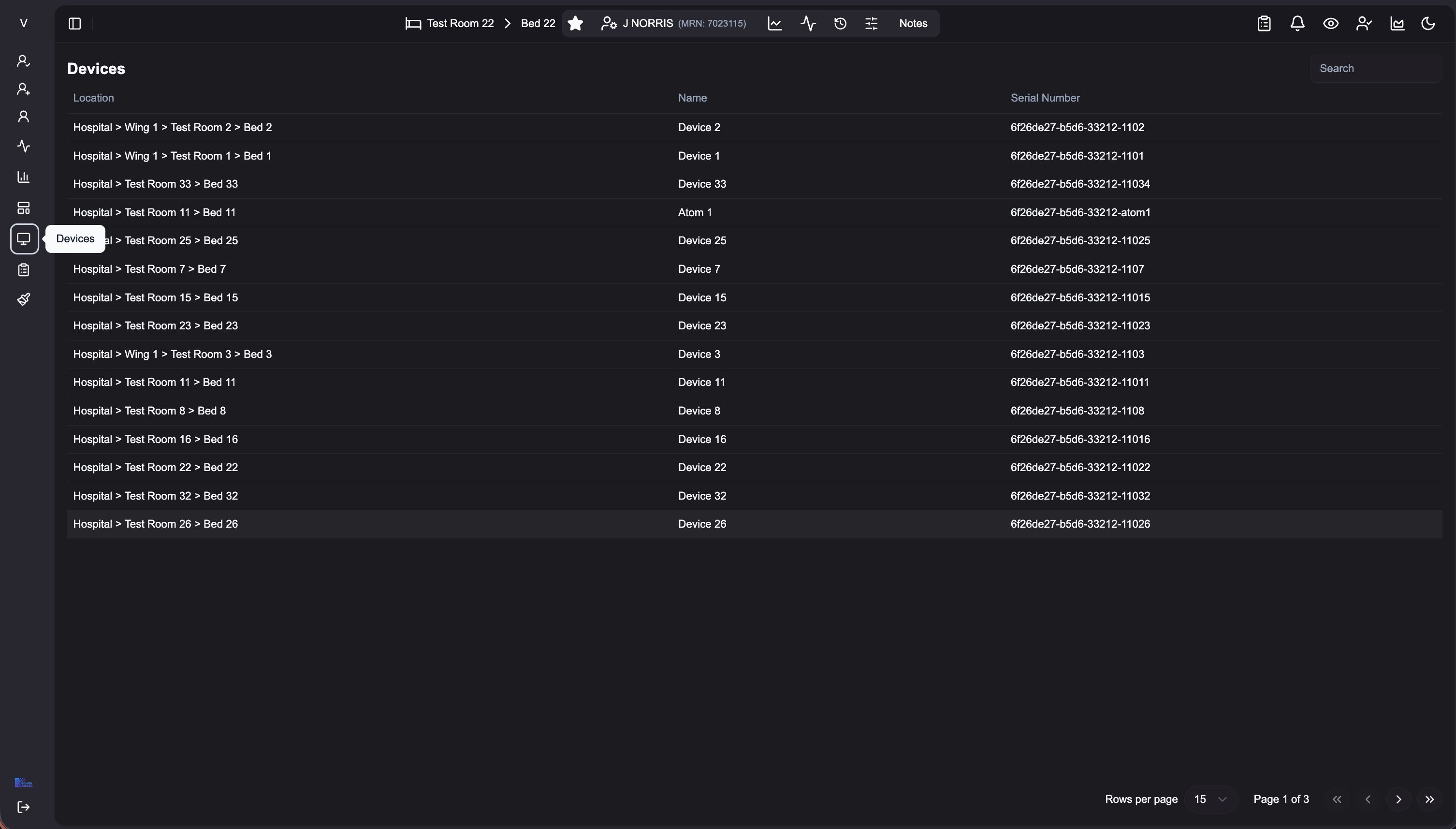 Hospital deployment workflow